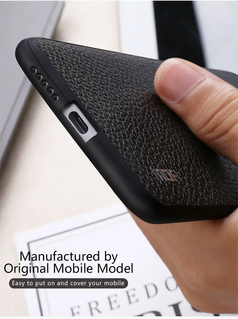 Для Xiaomi Redmi K20 чехол Mofi для Xiaomi Redmi K20 Pro чехол задняя крышка из искусственной кожи зернистый деловой красный черный чехол Redmik20