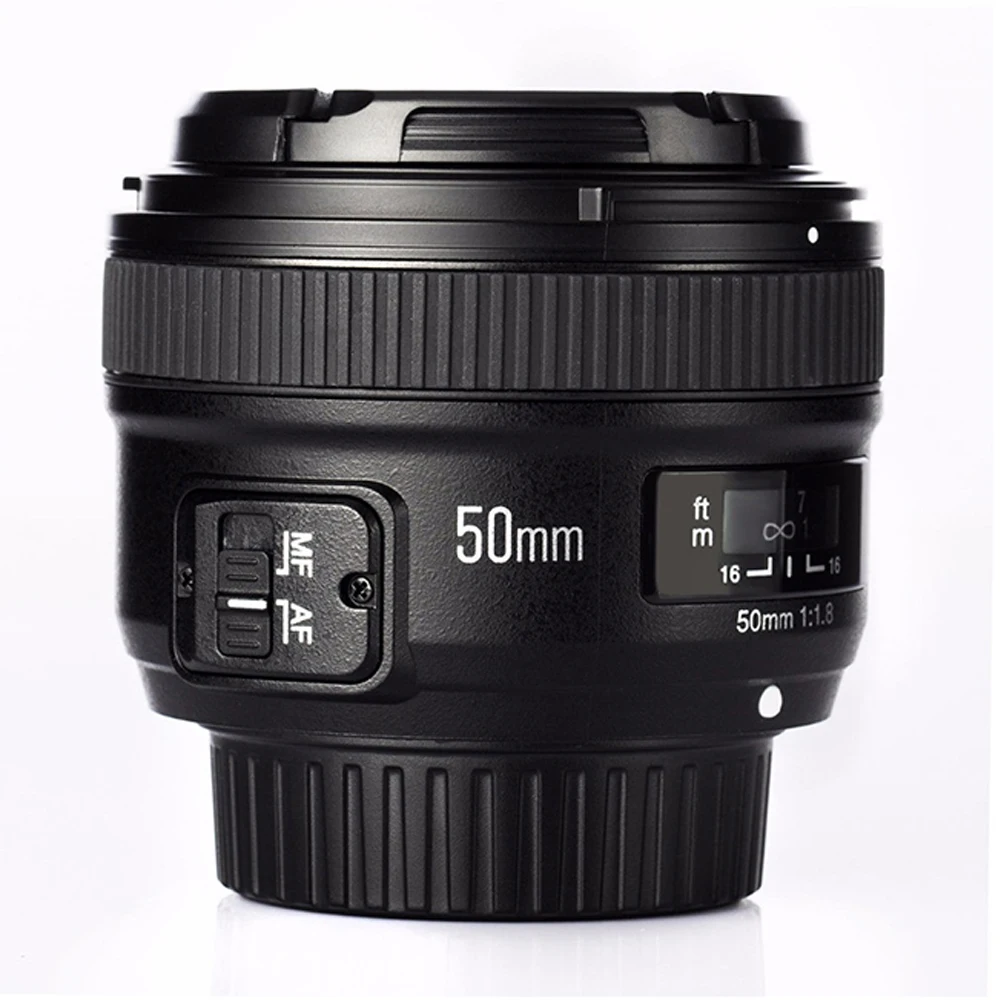 YONGNUO объектив YN50 мм YN50mm F1.8 объектив камеры для Canon Nikon DLSR объектив камеры