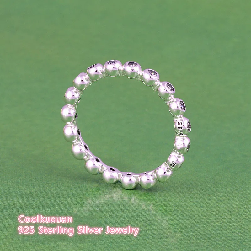 Spring New Collection Authentic 925 Sterling-Silver-Jewelry For Eternity Rings Women Men Clear CZ Silver Ring Jewelry | Украшения и