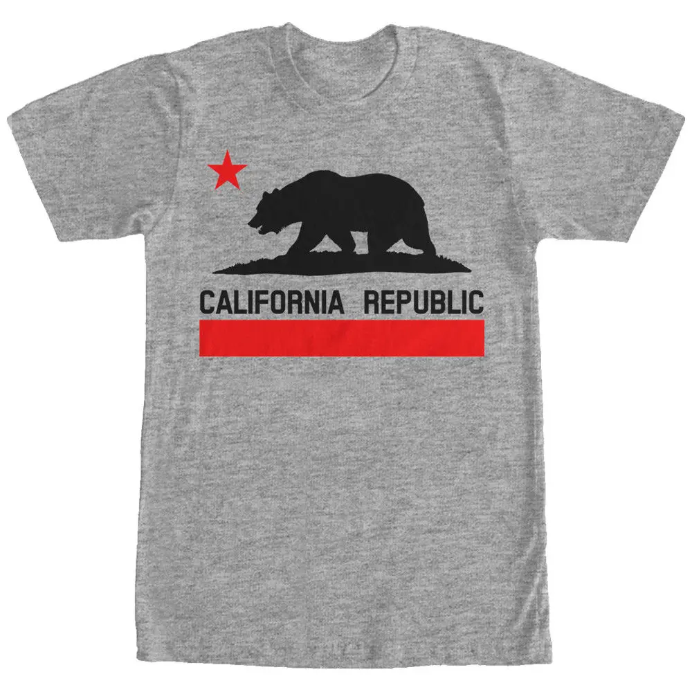 

Hot Sale Men T Shirt Fashion Lost Gods California Republic Mens Graphic T Shirt Summer O-Neck Tops