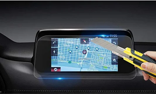7 дюймовый MZD Connect автомобильный навигационный экран протектор Закаленное стекло