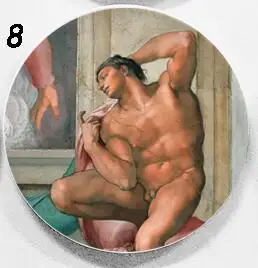 18 Michelangel итальянская настенная подвесная декоративная тарелка художественное керамическое украшение для дома/отеля/ресторана - Цвет: 18