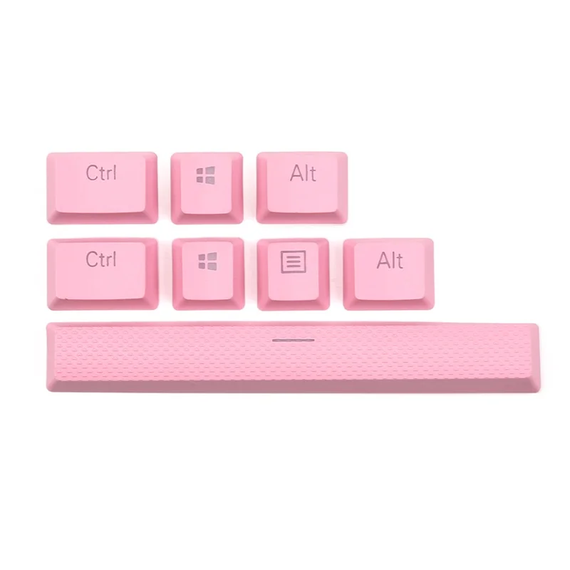 Pink KBfans 8 клавиш PBT Double shot с подсветкой и дополнениями для Corsair STRAFE K65 K70 K95 logitech G710+ Mechanicalgaming Keyboard - Цвет: Pink