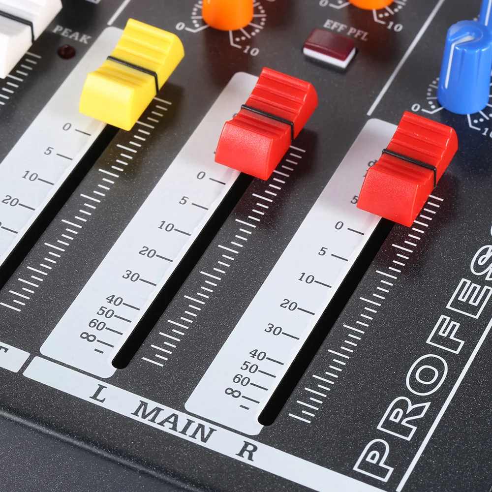 

ammoon 120S-USB 12 Channels Mic Line Audio Mixer Mixing Console USB XLR Input 3-band EQ 48V Phantom Power with Power Adapter