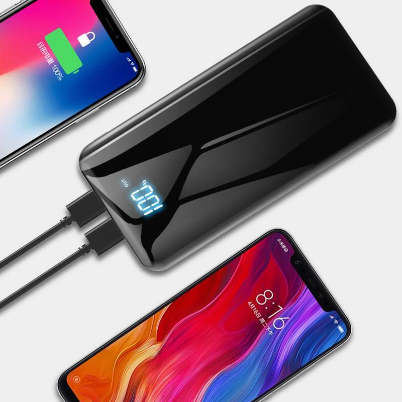 Новое поступление портативное зарядное устройство 20000 мАч двойной USB портативный