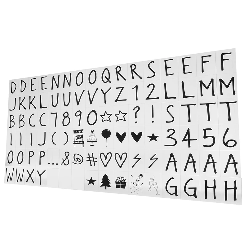 1 комплект световой короб с буквами Emoticon, пригодный для A4 A5 cinema tic Lightbox cinema Letter DIY Bar домашний декор