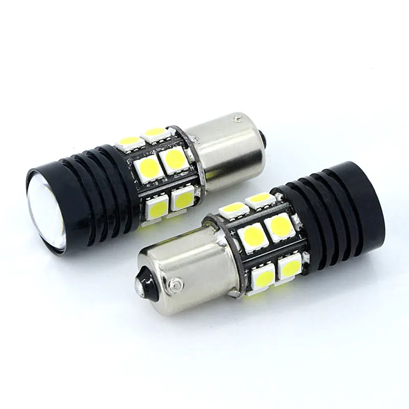 2x1156 BA15S P21W Canbus без ошибок высокая мощность 6000K белые чипы Q5 светодиодный задняя