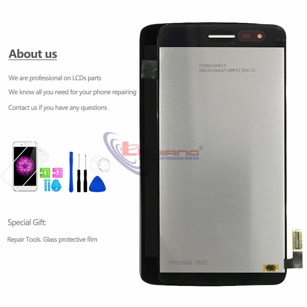 Новый оригинальный ЖК дисплей для LG K8 LTE K350N K350E K350DS кодирующий преобразователь