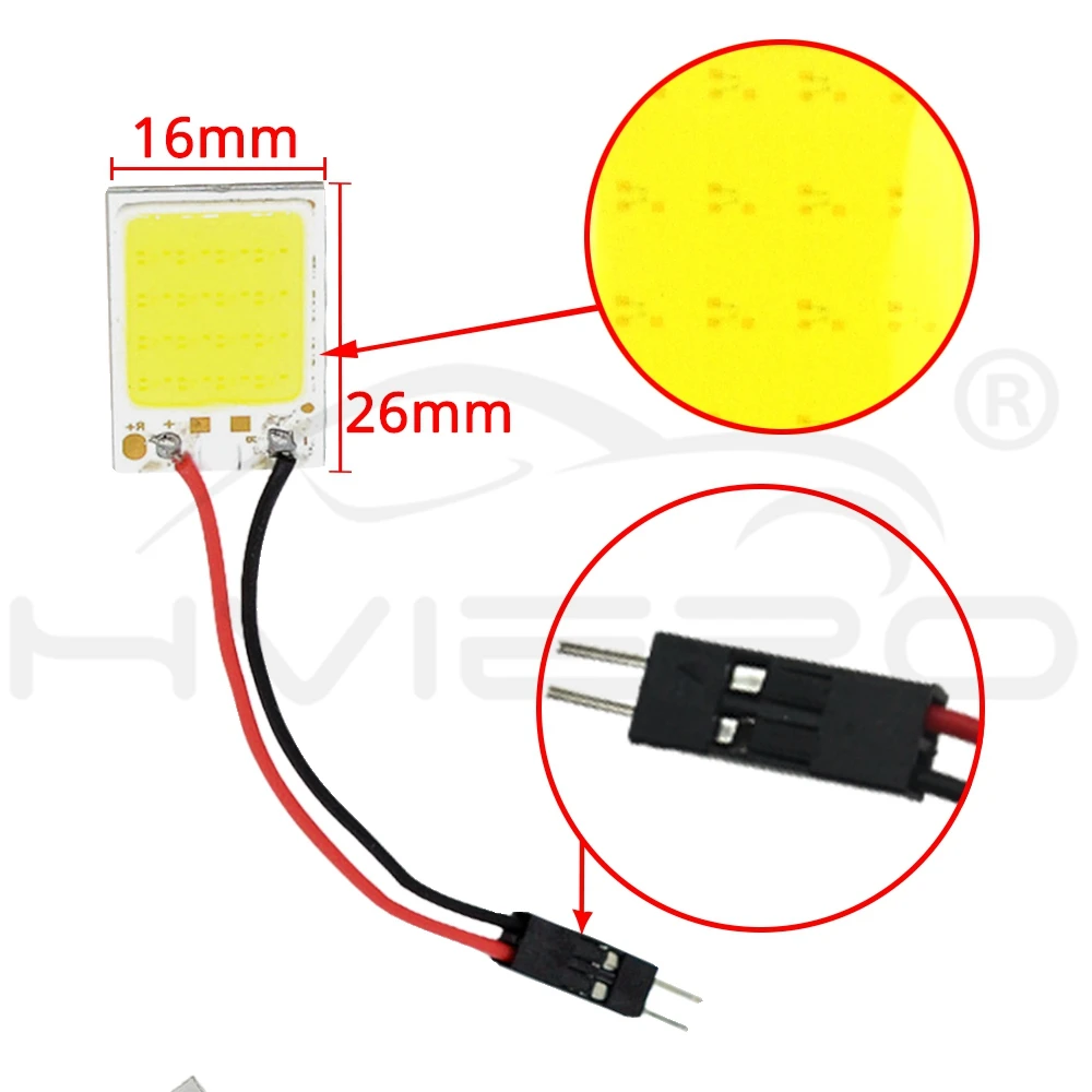 C5W Cob 16 SMD чип белая лампа для чтения Led T10 W5W Автомобильная светодиодная парковочная лампа авто внутренняя панель светильник гирлянда номерные знаки