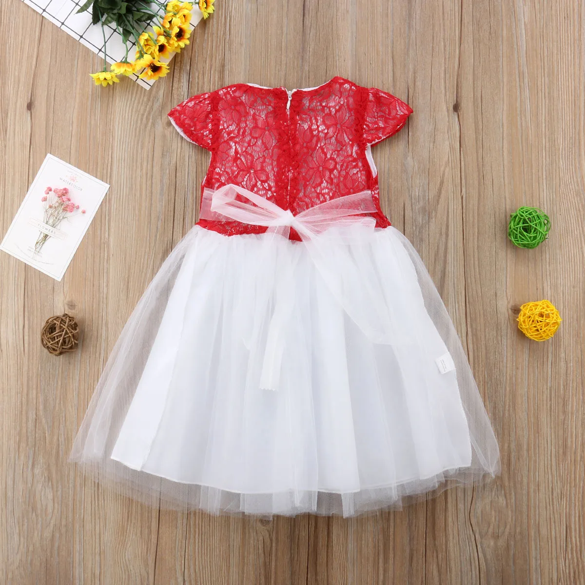 Дети платья для маленьких девочек пайетки кружевное платье-пачка с бантом из