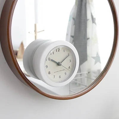 Водостойкие модные часы присоски для кухни в ванной комнате 9*9*4 см|clock fashion|bathroom