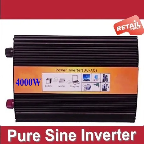 Factory Offer Double Digital Display 4000w Continuous 8000W Peak Pure Sine Wave off-grid high frequency Power inverter | Обустройство