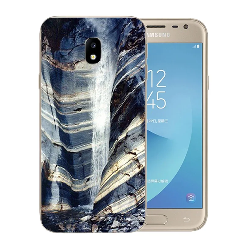Чехол для телефона Samsung J3 2017 силиконовый чехол J330F тонкий мягкий ТПУ с 3D принтом