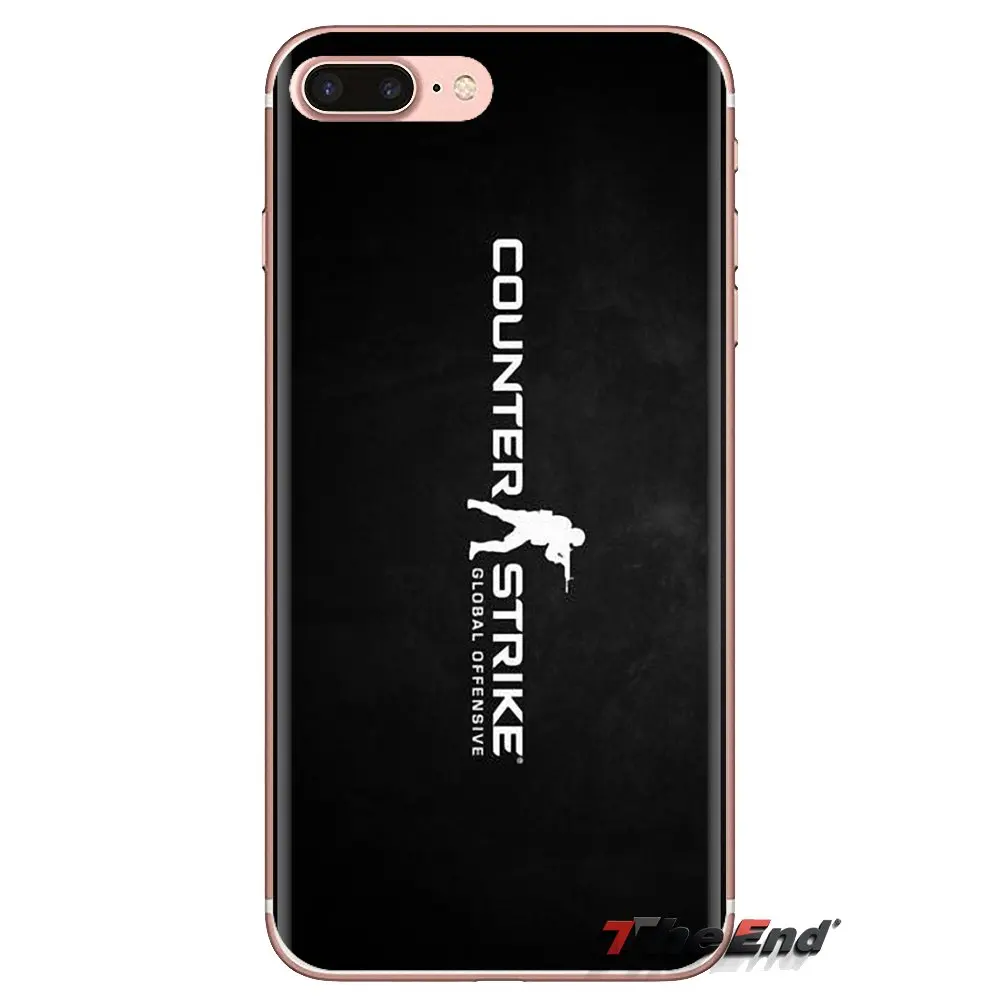 Мягкие прозрачные чехлы для iPod Touch Apple iPhone 4 4S 5 5S SE 5C 6 6S 7 8 X XR XS Plus MAX counter strike CS GO guns |