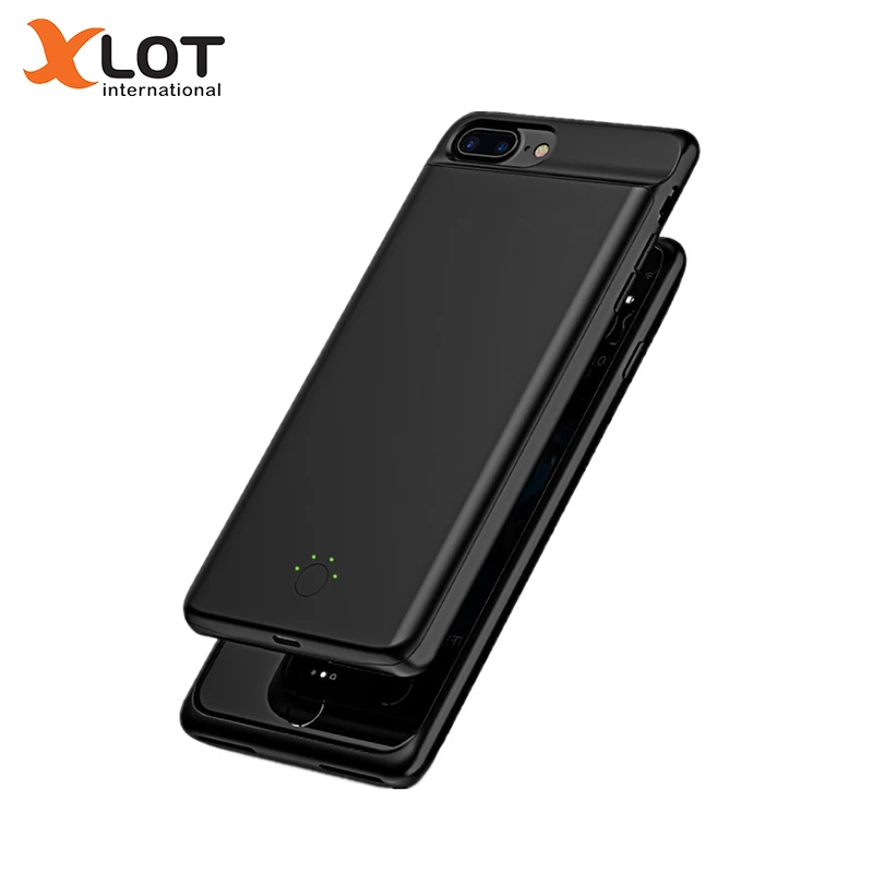 XLOT 5000 мАч силиконовый чехол для резервного зарядного устройства iPhone 6 6s Чехол