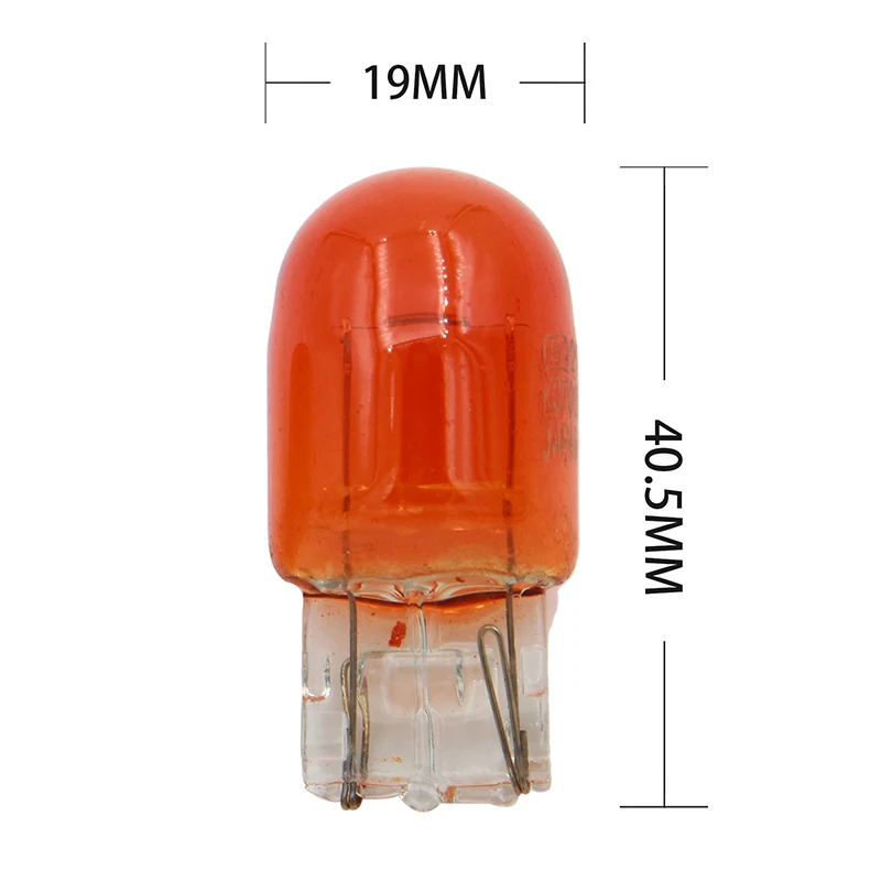 Автомобильный стоп сигнал LYMOYO 10 шт. 7440 T20 w21/5 Вт галогенная лампа лампы сигнала 12 В