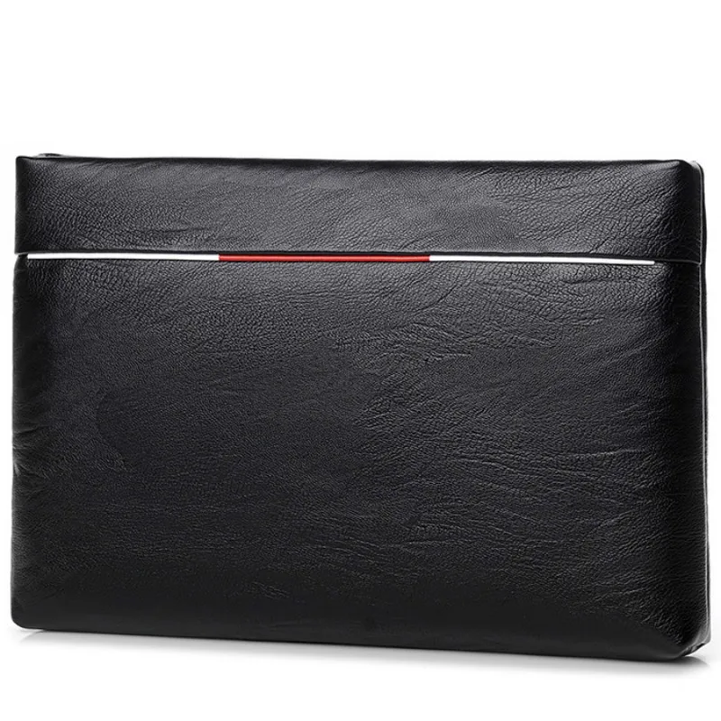 2020 new quality Hand bag men large capacity folder business handbag soft leather casual envelope men's clutch |