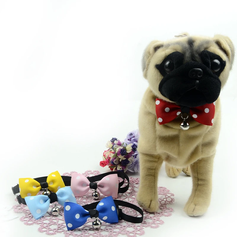 1 шт. регулируемый галстук бабочка для домашних питомцев украшенный