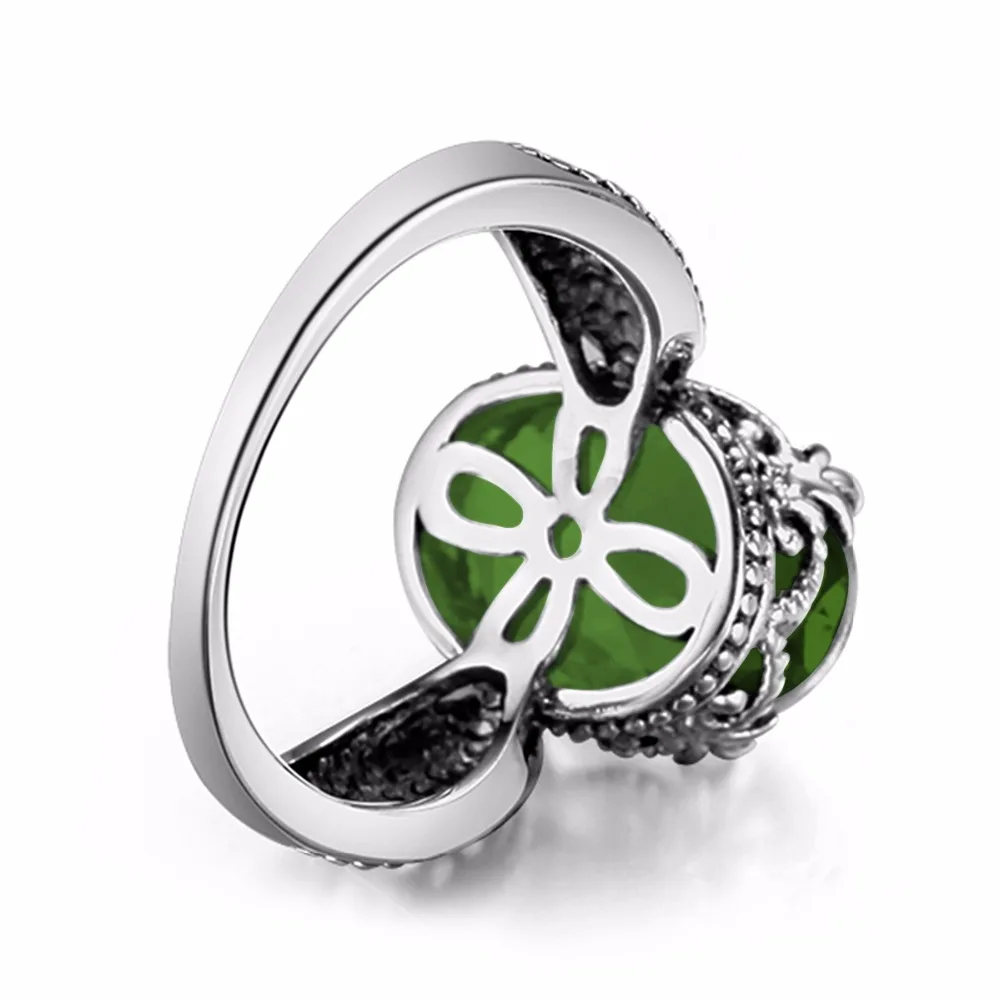 Болгария ювелирные изделия Винтаж Шарм оливин создан Перидот кольцо для Для