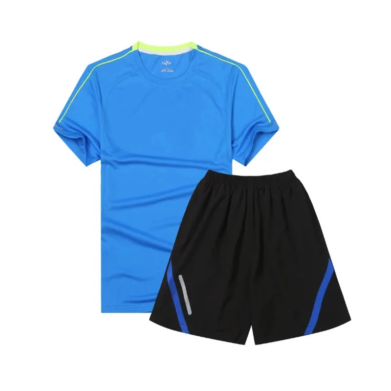 2017 Для мужчин спорт бег костюмы быстросохнущая футбол обучение спортивная