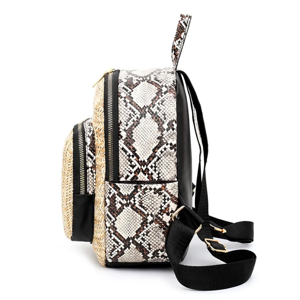 Herald модный плетеный рюкзак из соломы для женщин летний девочек-подростков