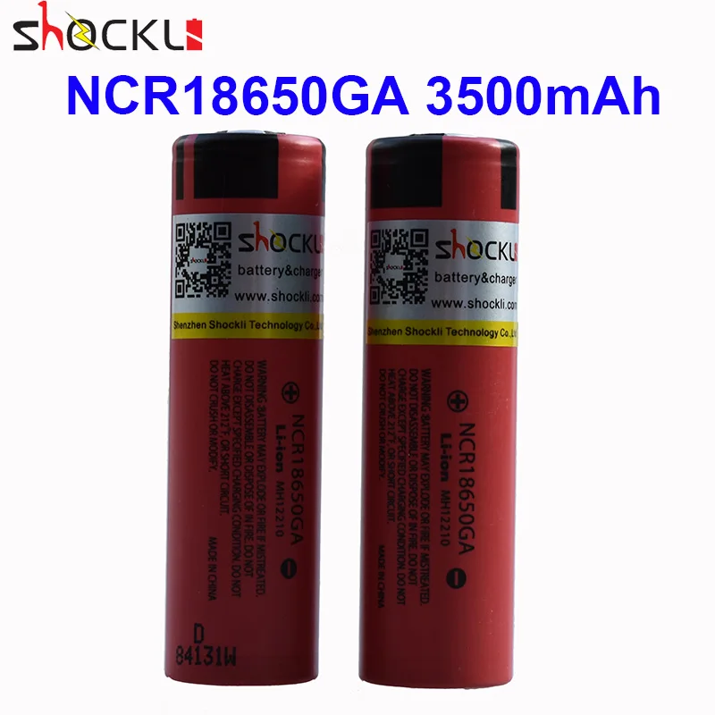 Литий ионный перезаряжаемый аккумулятор Shockli 18650 3500 мАч 3 7 в NCR18650GA 10 А литиевые