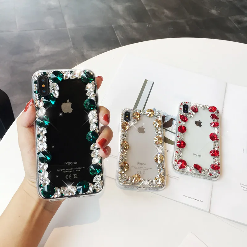 XSMYiss для Xiaomi Redmi 5 6 4X 4A 5A 6A 8A Note4 7 8 Pro чехол телефона luxuryRhinestone со стразами прозрачный