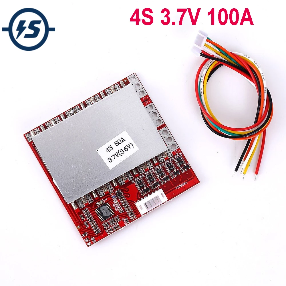 4S 3 7 V полимерная литий ионная батарея 14 8 100A защита для зарядки сбалансированная