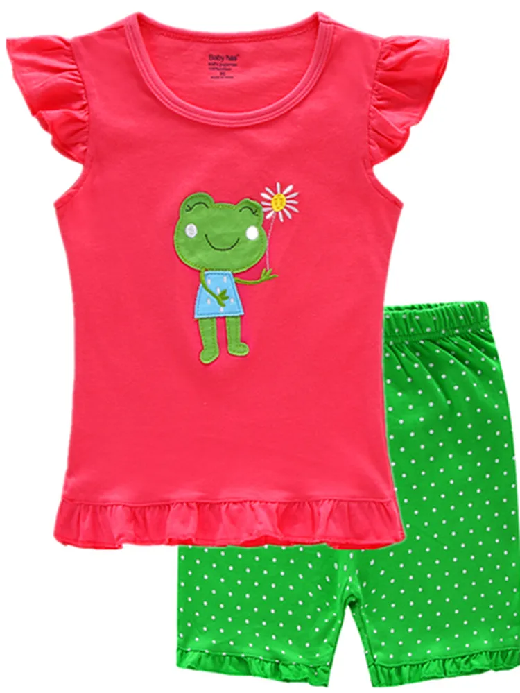 color at picture Модная одежда для детей, Детская мода мальчик пижамы Комплекты одежды хлопок мультфильм Детская домашняя одежда на возраст 2, 3, 4, 5, 6, 7 лет детей футболки шорты - Цвет: color at picture