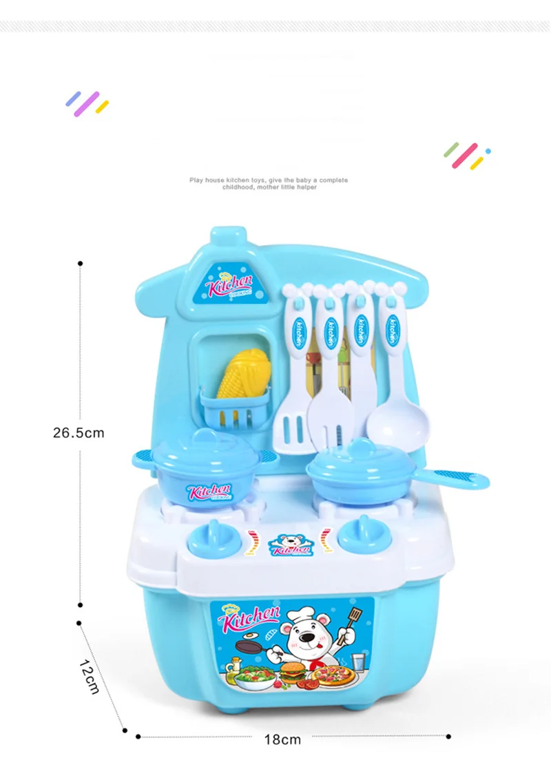 Новые игрушки для детской посуды ролевые кухни детские имитация еды подарки