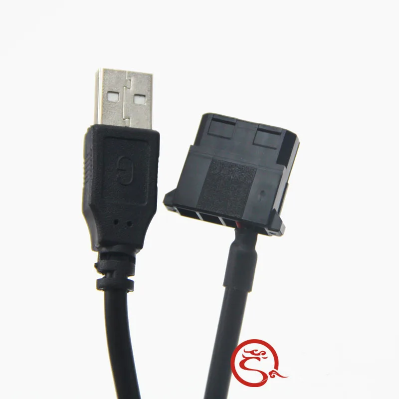 IDE Molex к USB Мужской конвертер 5 в Кабель питания Шнур для ноутбука маршрутизатор