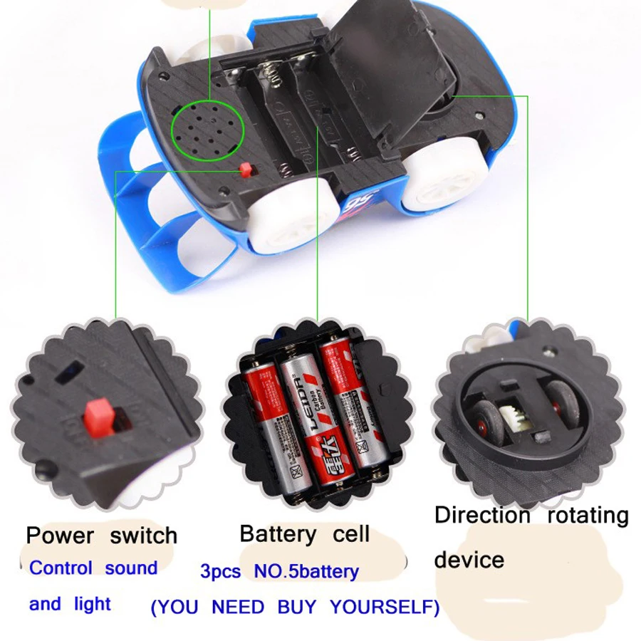 Великолепные универсальные поворотные гоночные детские игрушки для мальчиков 3
