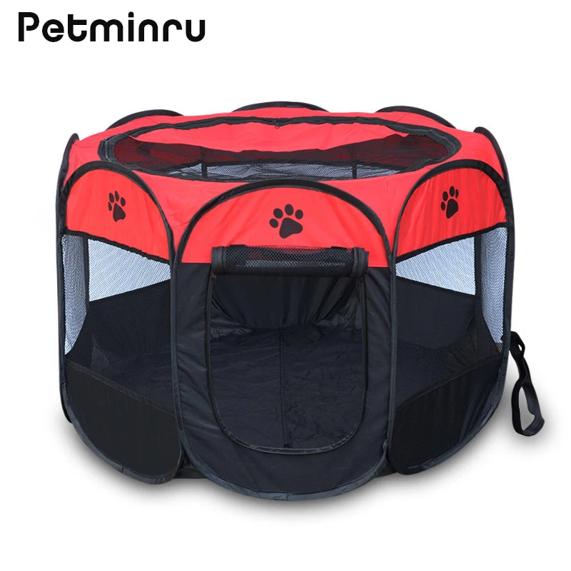 Petminru 114x114x58 см портативный домик для собак палатка питомцев клетка