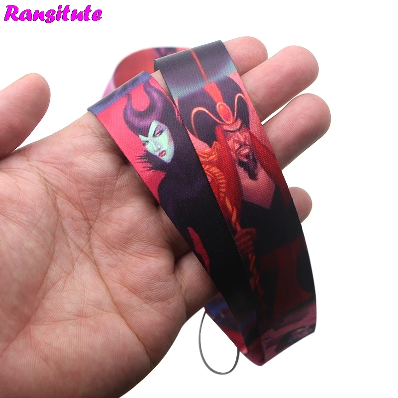 Ransitute R358 Maleficent талреп Ключ ID карта мобильный телефон ремень USB держатель бейдж DIY ремень Лето