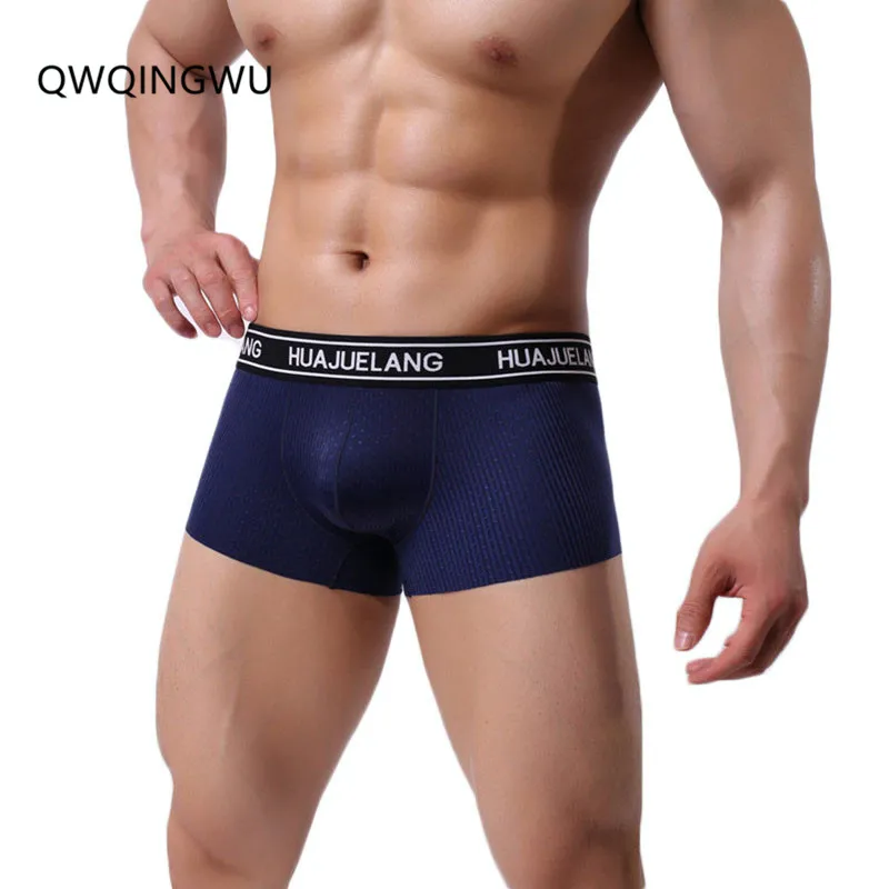 Нижнее белье мужские боксеры Дышащие Боксеры Homme Pull in нижнее шорты Мужские трусы