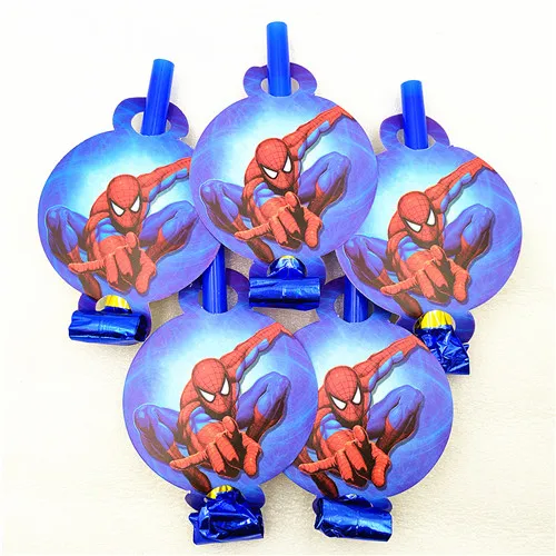 Вечерние салфетки Человек-паук, тарелки, скатерть, чашки, ножи, вилки, ложки, Человек-паук, Супергерой, украшение на день рождения - Цвет: blowout