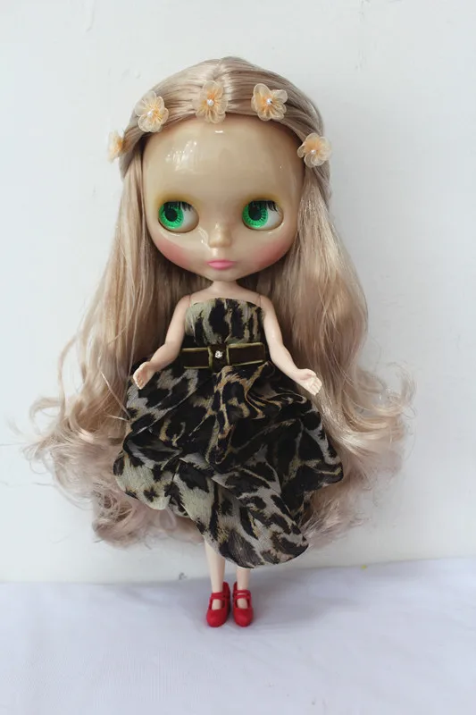 Blygirl K золотые локоны кукла Blyth прозрачная кожа телесное тело семь обычных кукол DIY