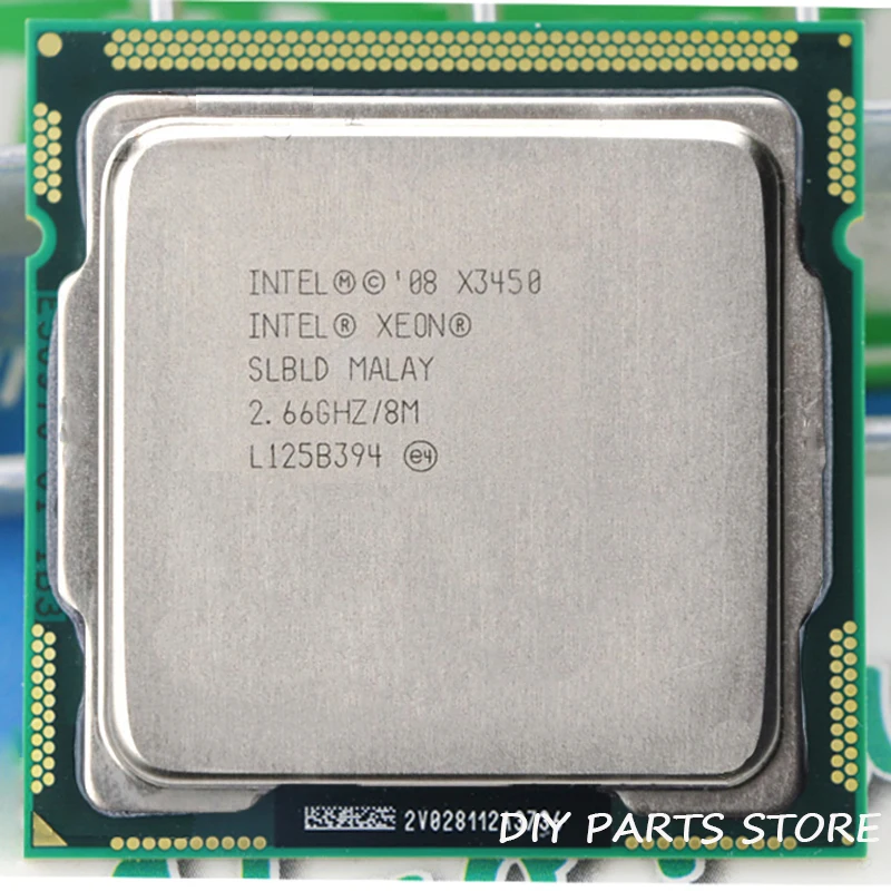 Процессор Intel Core Xeon X3450 Кэш память 8 Мб частота 2 66 МГц Torbu 3 LGA 1156 P55 H55 аналогичен|intel