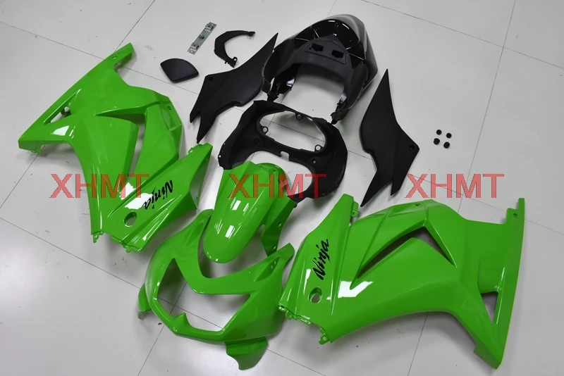 for Ninja 250R 2008 - 2014 Full Body Kits EX250 2009 Fairing Kawasaki Zx250r 2013 Green Black Bodywork | Автомобили и мотоциклы
