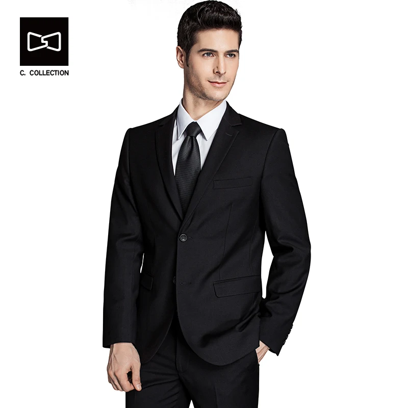 2018 Для мужчин Бизнес костюм Slim fit классический мужской костюмы пиджаки роскошный