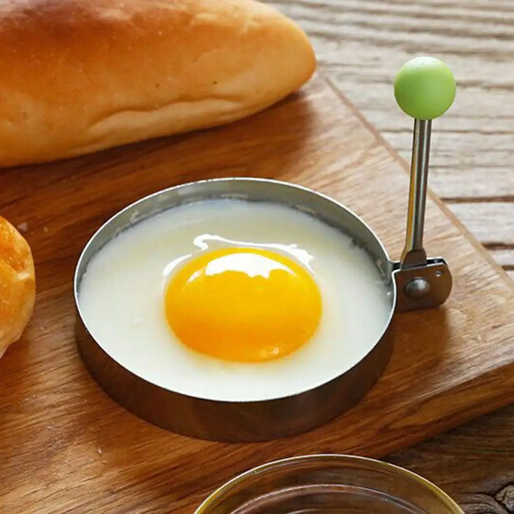 1PC Stainless Steel Egg Shaper Fried Mold Cooking Tools Pancake Mould Ring Round Kitchen Tool Gadget Non-stick | Дом и сад