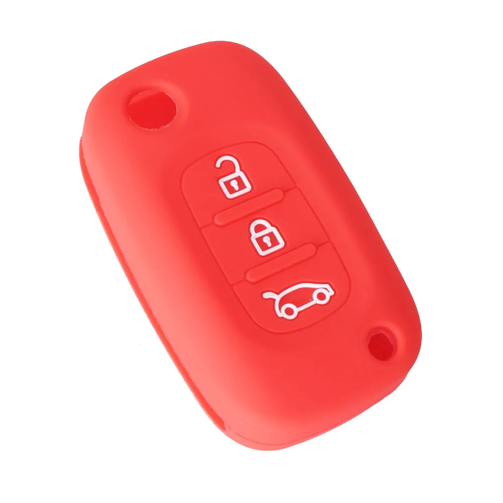 KEYYOU 3 кнопки силиконовый для ключа автомобиля чехол LADA Priora Sedan sport Kalina Granta Vesta X-Ray XRay