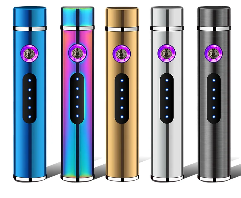 Плазма USB Зажигалка двойная дуга для сигарет курения электронный перезаряжаемый подарок для друзей