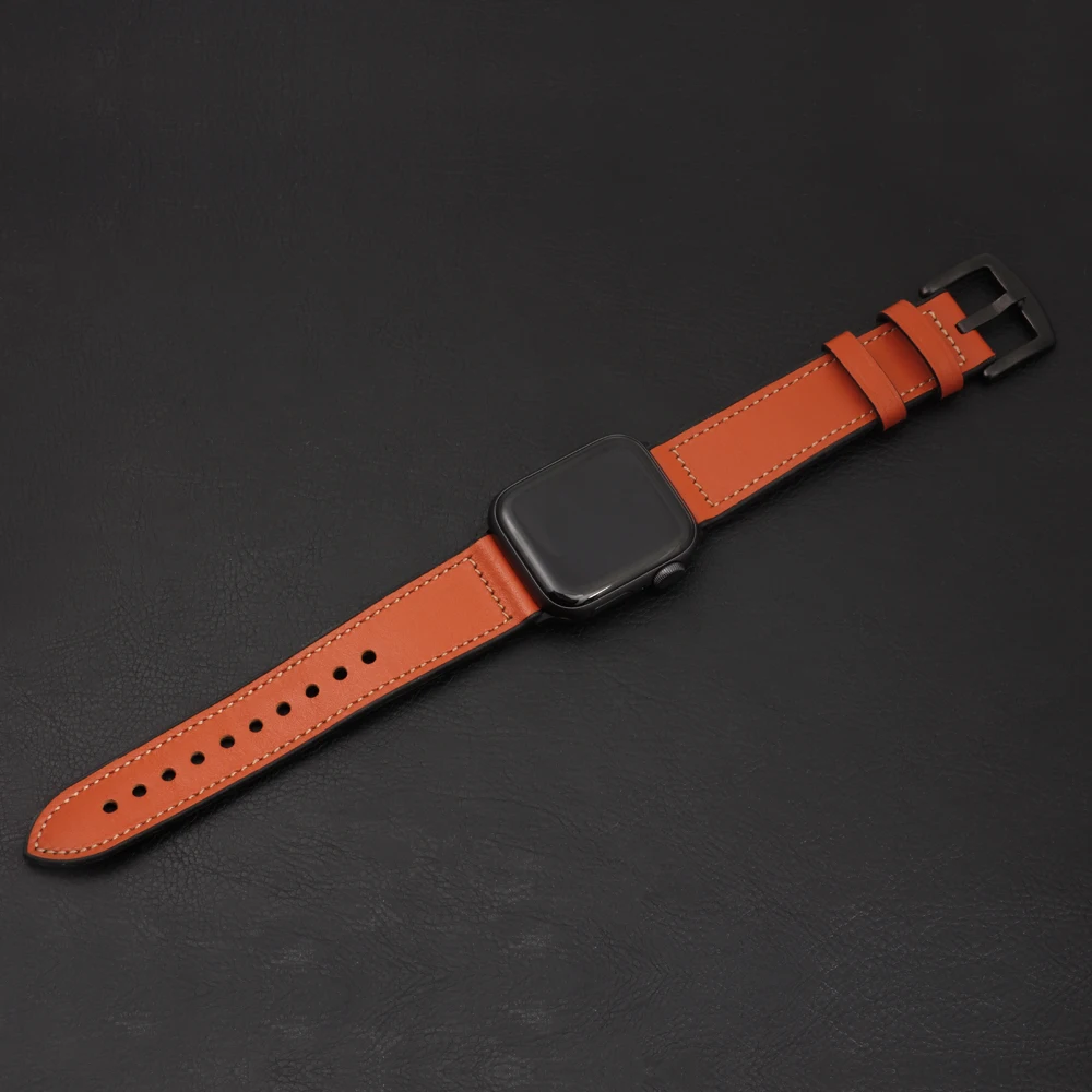 ZLIMSN Гибридный спортивный ремешок для Apple Watch, винтажный кожаный ремешок, сменный ремешок, устойчивый к поту, классический iwatch, серия 4, 3, 44 мм, 42 мм
