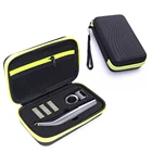 Портативный чехол для Philips OneBlade Pro, триммер, Женский чехол для хранения, чехол на молнии с подкладкой