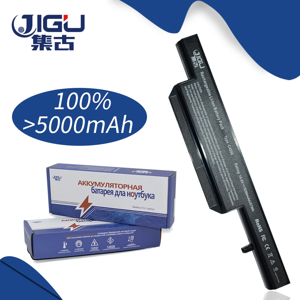 

JIGU Battery For Clevo C4100 C4500 C4500Q C5100Q C5500Q C4500BAT-6 C4500BAT 6 C4500BAT6 B4100M B4105 B5100M B5130M B7110