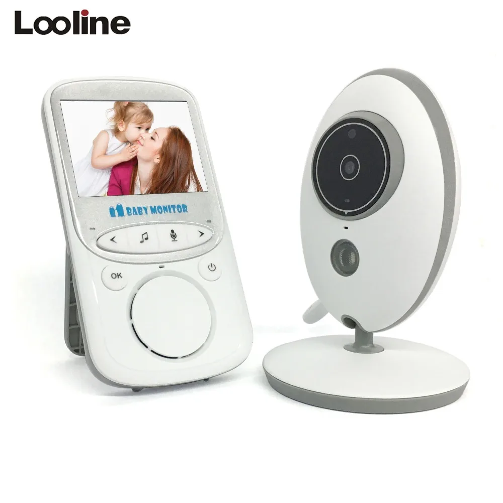 Детский Монитор Looline 2 4 дюймов Беспроводная детская няня безопасность Камера