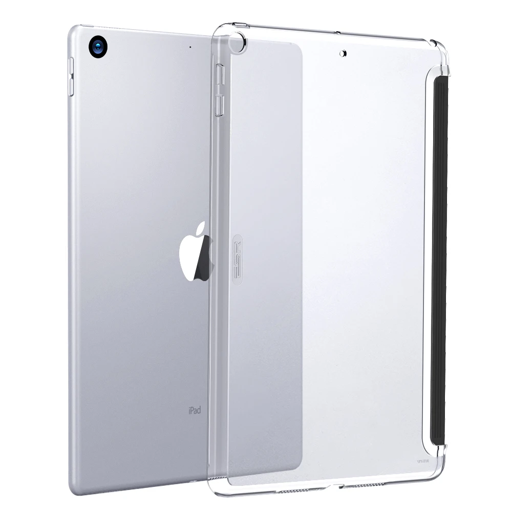 White Чехол ESR для iPad Air 3, жесткая оболочка, прозрачный жесткий чехол, подходит для смарт-клавиатуры, тонкая задняя крышка для iPad Air 3 10,5" - Цвет: White