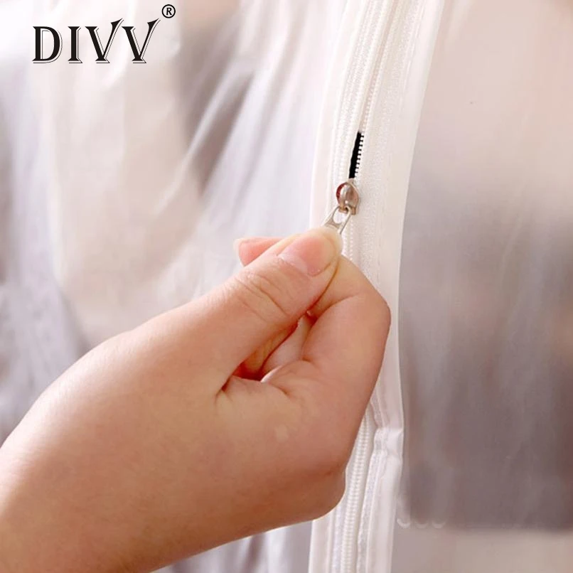 Защитный чехол DIVV для одежды костюма платья куртки пальто пылезащитный дорожная