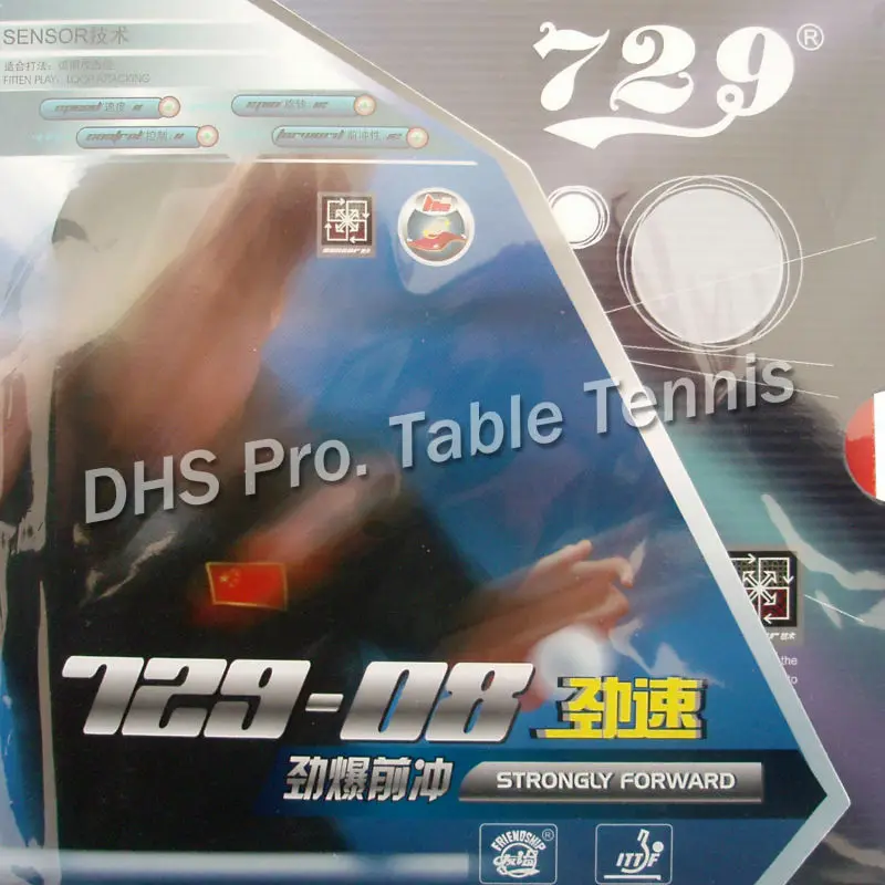 RITC 729 Дружба 08 pips in настольный теннис/pingpong Резина с губкой (2 1 мм)|tennis liver|rubber snapsrubber